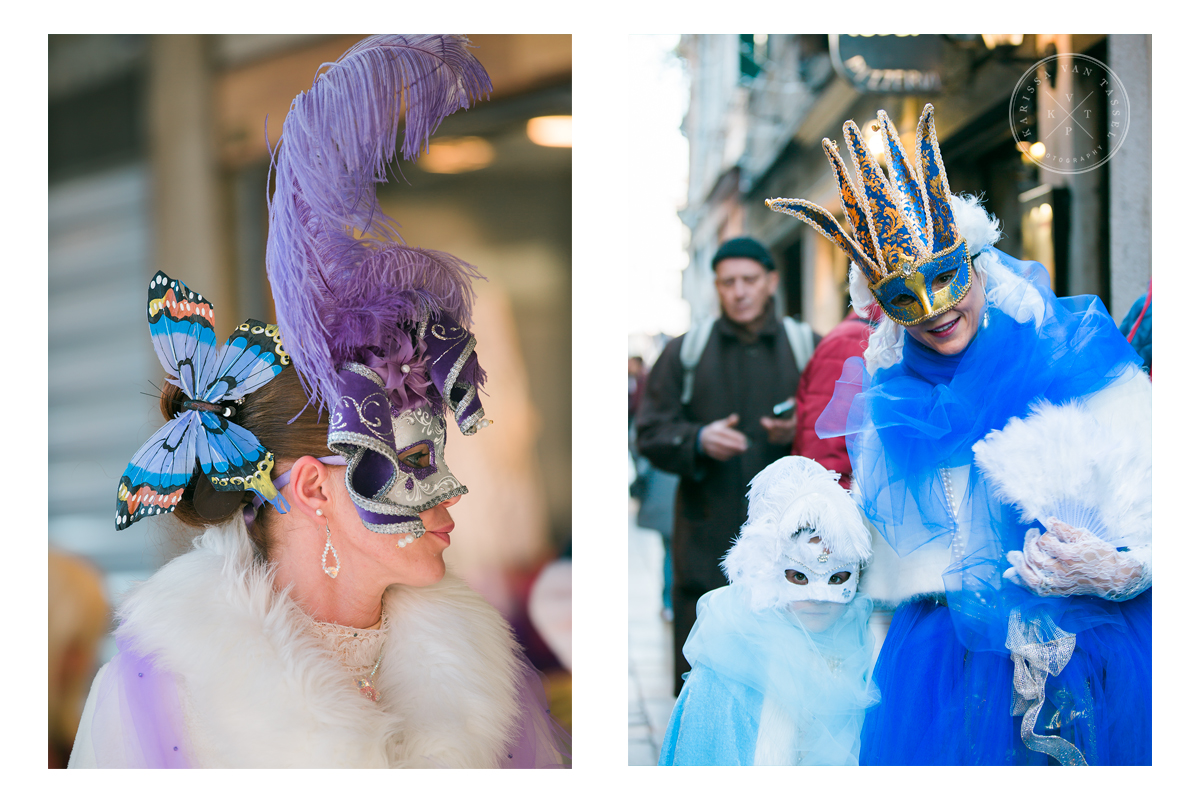 travel photography / venice carnaval 2017 / womens costumes